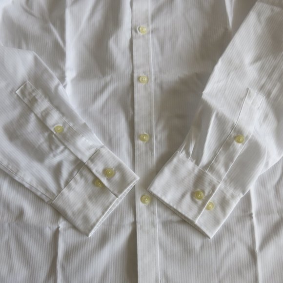 Michael Michael Kors Slim Fit Non Iron Long Sleeve Shirt  - Size 15.5 - 34/35 - Picture 4 of 7